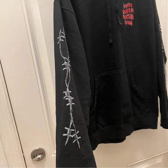 Authentic Anti social social club barbara hoodie - Picture 4 of 5